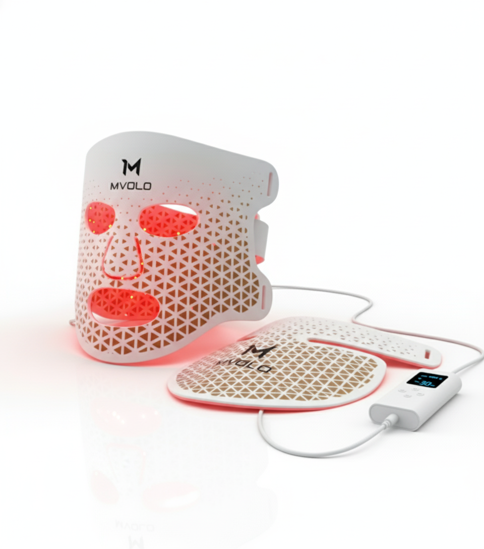LED Face Mask + Halsmasker