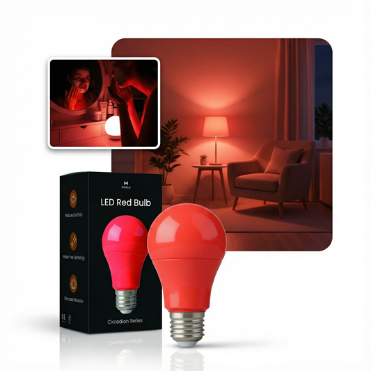 Mvolo Circadian Series Rode Bulb E27: rustgevende avondverlichting zonder blauw licht