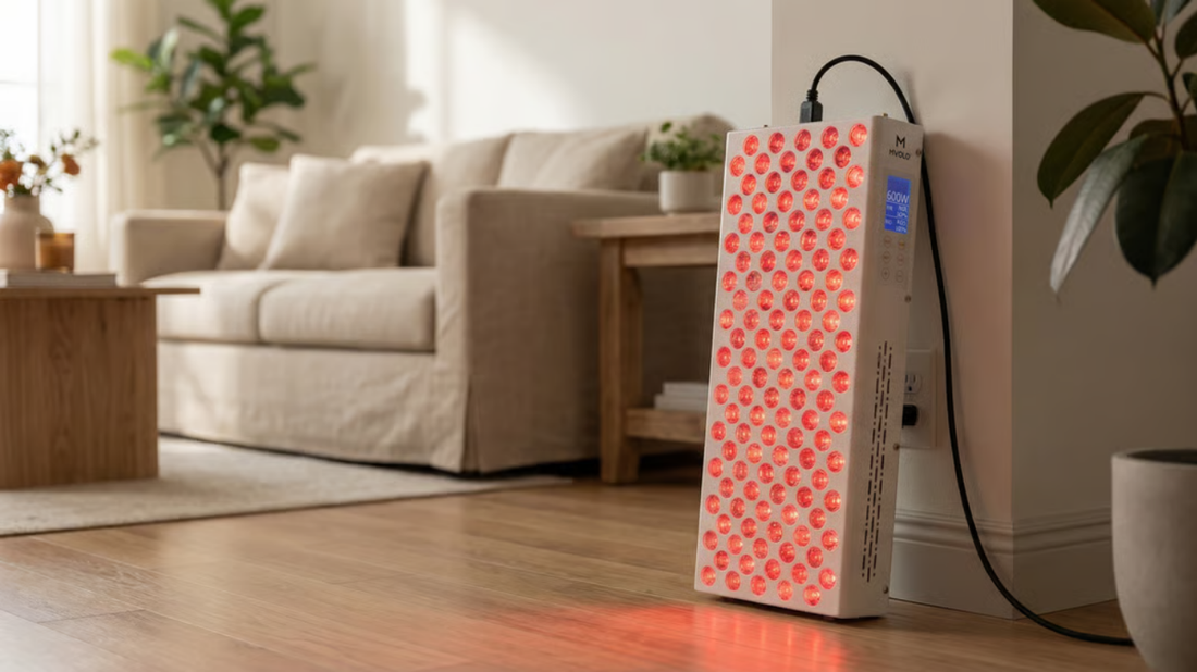 Roodlichttherapie apparaat voor thuisgebruik bij een cognitieve routine