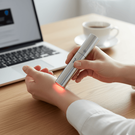 Draagbare roodlicht lamp: de praktische gids voor de Mvolo ReliefTorch - Mvolo