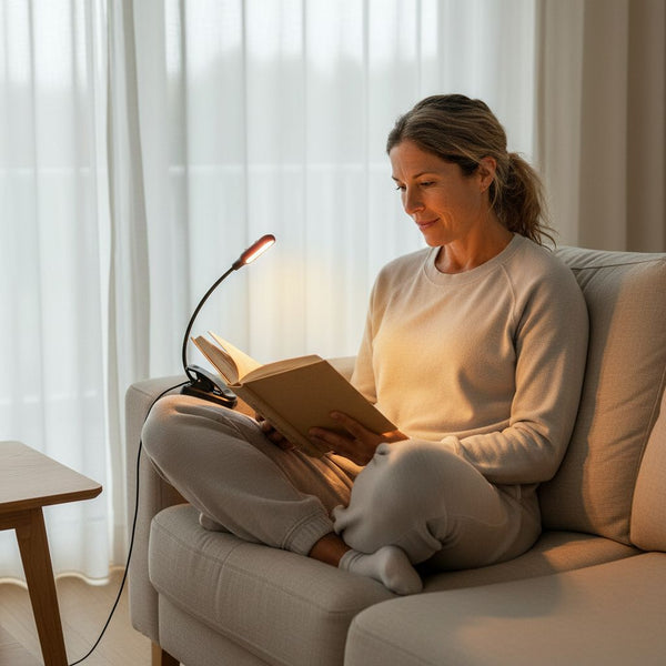 Oplaadbare Leeslamp – Perfect voor Reizen & Bed - Mvolo