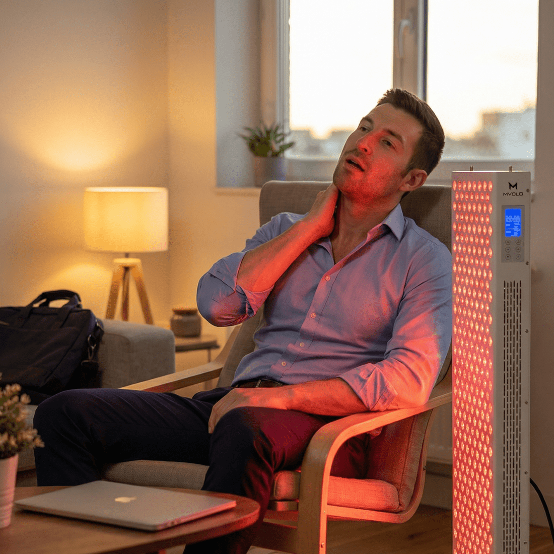 Roodlichttherapie bij stress: hoe infraroodwarmte en avondverlichting je helpen om natuurlijk uit te schakelen - Mvolo