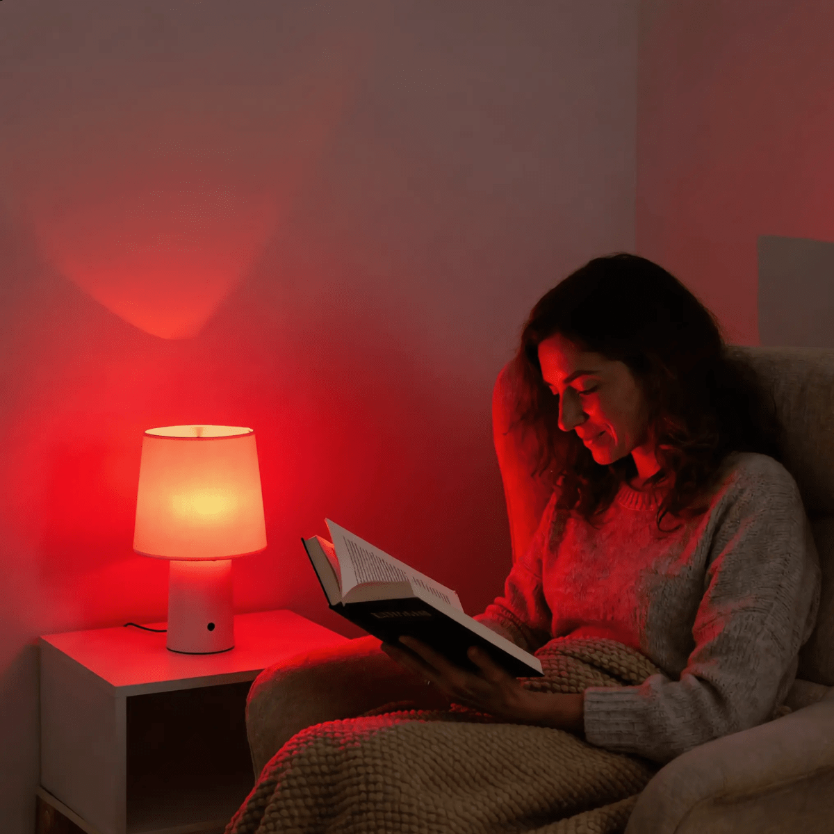 Waarom overschakelen op rood licht 's avonds je slaap kan verbeteren