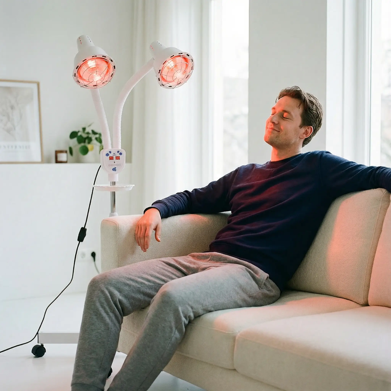 Twee verstelbare lampkoppen