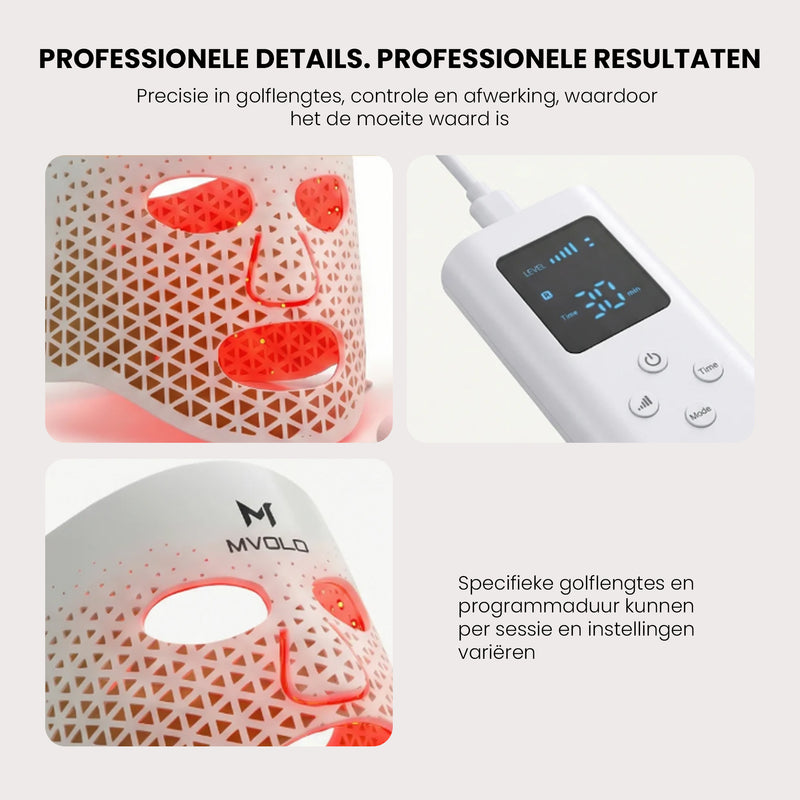 LED Face Mask + Halsmasker