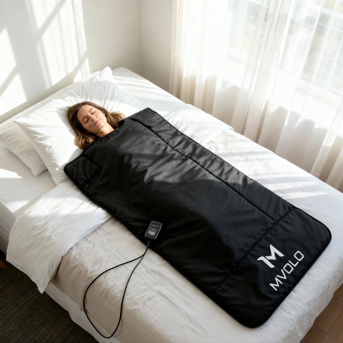 Infrared sauna blanket