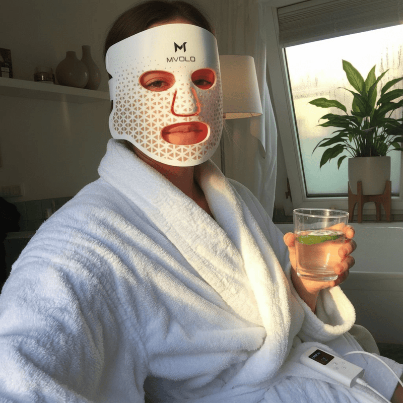 LED Face Mask + Halsmasker - Mvolo