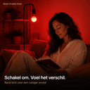 Mvolo Circadian Series Avondlamp E27 3-Pack - Rood Licht 630 nm - Geen Blauw Licht - Slaaplamp Flikkervrij - Heel Huis op Rood Licht - Mvolo