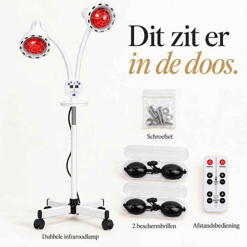 Mvolo Dubbele Infraroodlamp - Dubbele infraroodlamp - Mvolo