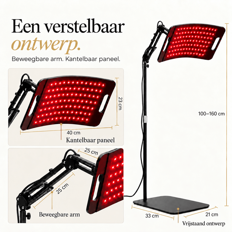 Mvolo Stellar Beam - Roodlichtlamp op statief - Mvolo